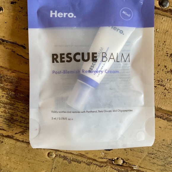 HERO COSMETICS RESCUE BALM POST-BLEMISH RECOVERY CREAM MINI NIP - Picture 16 of 16